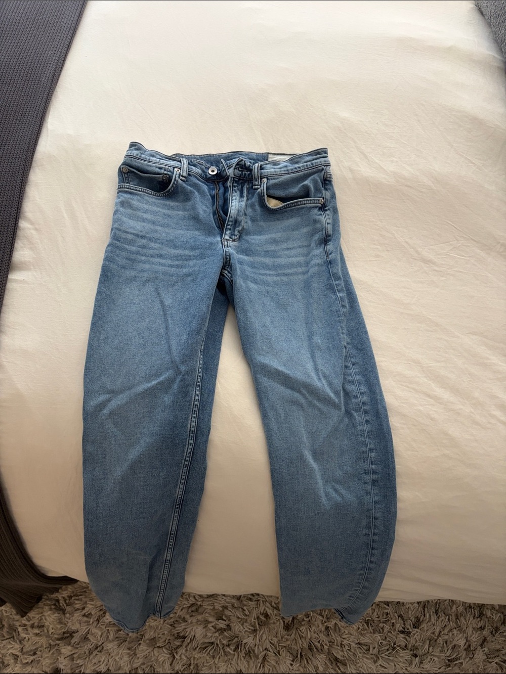 rag & bone Light Blue Boyfriend Jeans